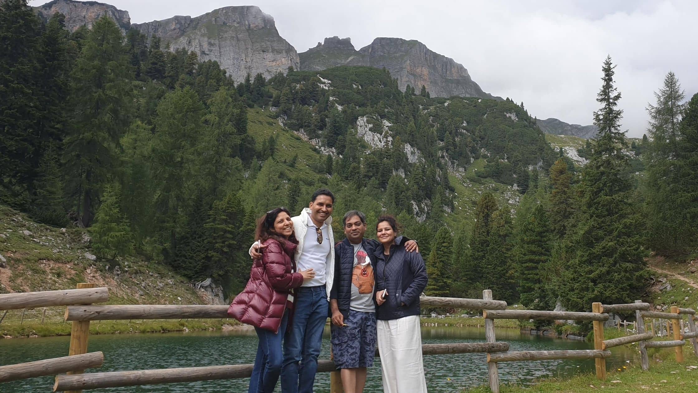 A group photo - Sara doing the honors once again